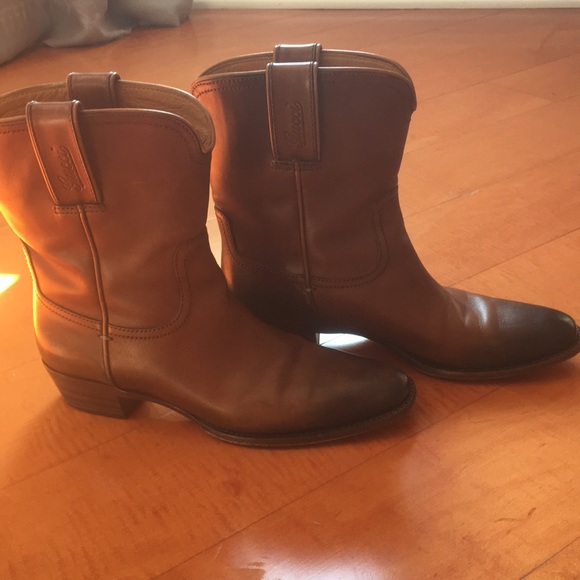 Gucci Shoes - Gucci Cowboy Booties! Hottest Trend Right Now!